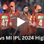 SRH vs MI IPL 2024 Highlights
